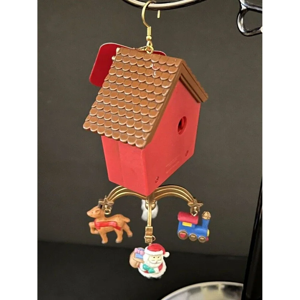 Christmas Traditions Deluxe Solar Motion Ornaments Cuckoo Clock & Toy Shop Kmart